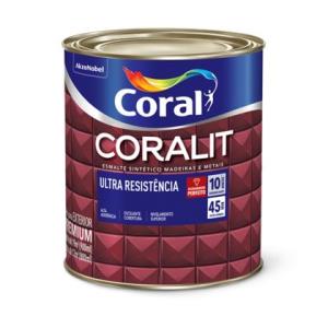 Coralit Esmalte Sintético Premium Brilhante 3,6L Alumínio  - Coral